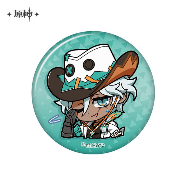 GENSHIN IMPACT CHIBI EMOJI BADGE 3