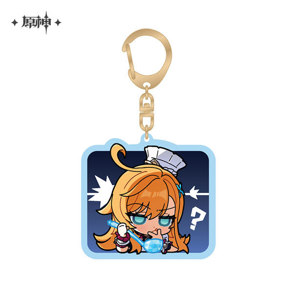 GENSHIN IMPACT CHIBI EMOJI KEYCHAIN 2