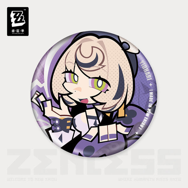 Zenless Zone Zero New Eridu Series Chibi Tin Badge Spook Shack