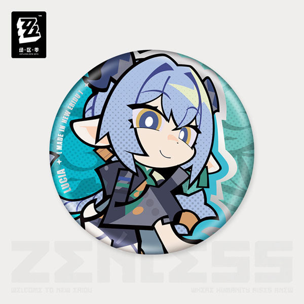 Zenless Zone Zero New Eridu Series Chibi Tin Badge Spook Shack