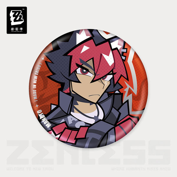 Zenless Zone Zero New Eridu Series Chibi Tin Badge Spook Shack