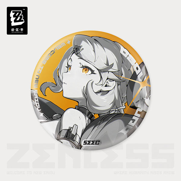 Zenless Zone Zero Mindscape Cinema Series Tin Badge Obol Squad Seed