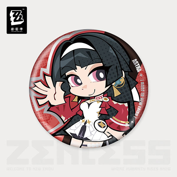 Zenless Zone Zero New Eridu Series Chibi Tin Badge Stars of Lyra