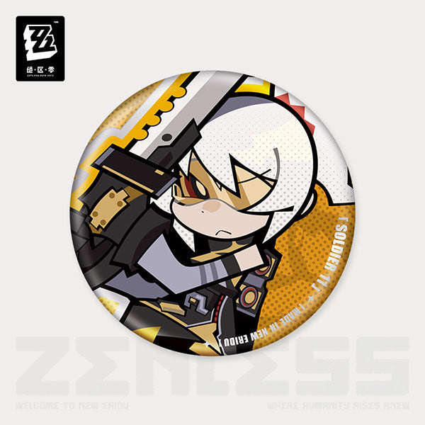 Zenless Zone Zero New Eridu Series Chibi Tin Badge Obol Squad