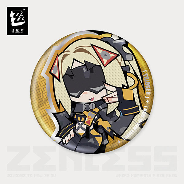 Zenless Zone Zero New Eridu Series Chibi Tin Badge Obol Squad