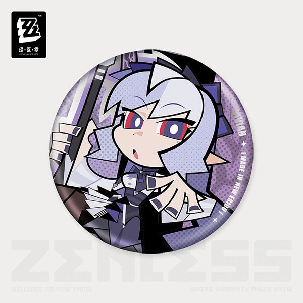 Zenless Zone Zero New Eridu Series Chibi Tin Badge Mockingbird