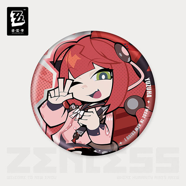 Zenless Zone Zero New Eridu Series Chibi Tin Badge Spook Shack
