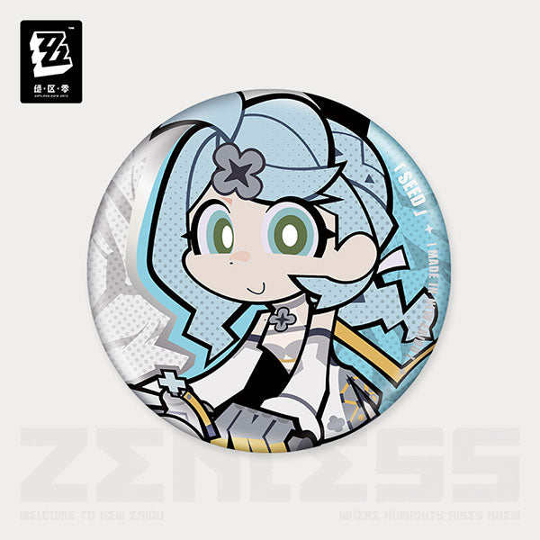 Zenless Zone Zero New Eridu Series Chibi Tin Badge Obol Squad