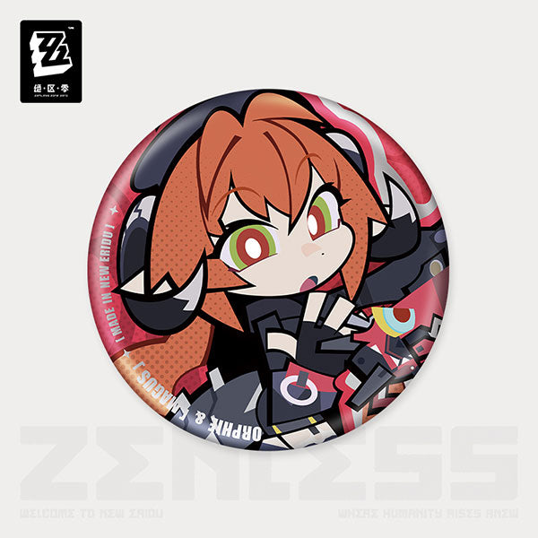 Zenless Zone Zero New Eridu Series Chibi Tin Badge Obol Squad
