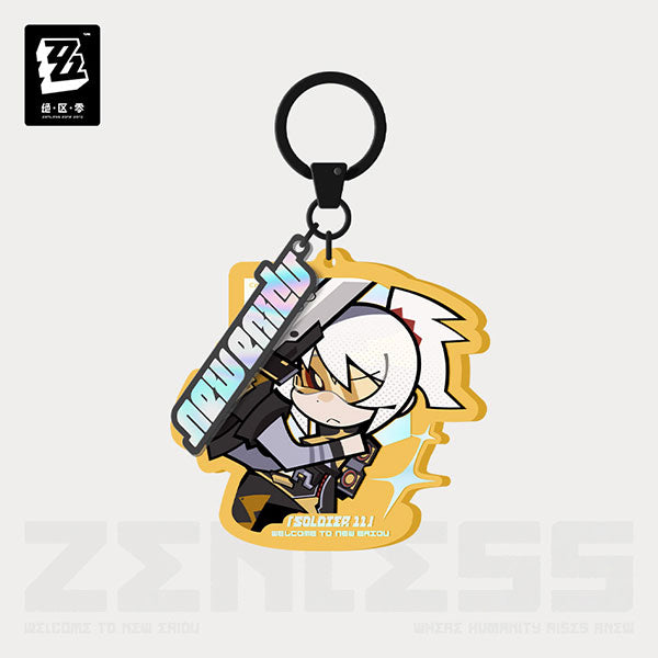 Zenless Zone Zero New Eridu Series Chibi Acrylic Keychain Obol Squad