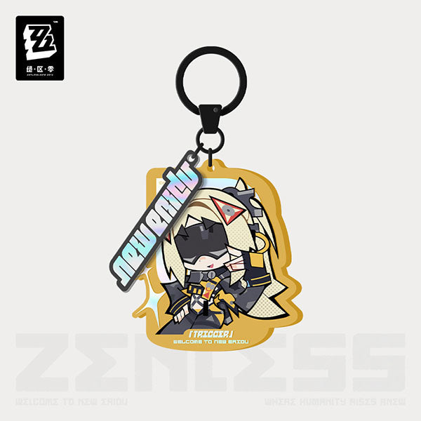 Zenless Zone Zero New Eridu Series Chibi Acrylic Keychain Obol Squad
