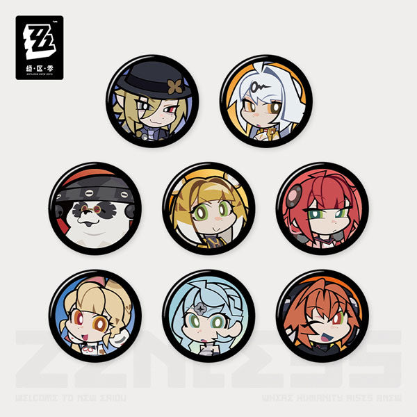 Zenless Zone Zero Perfect Match Series Agent Avatar Mini Badge Fifth Edition
