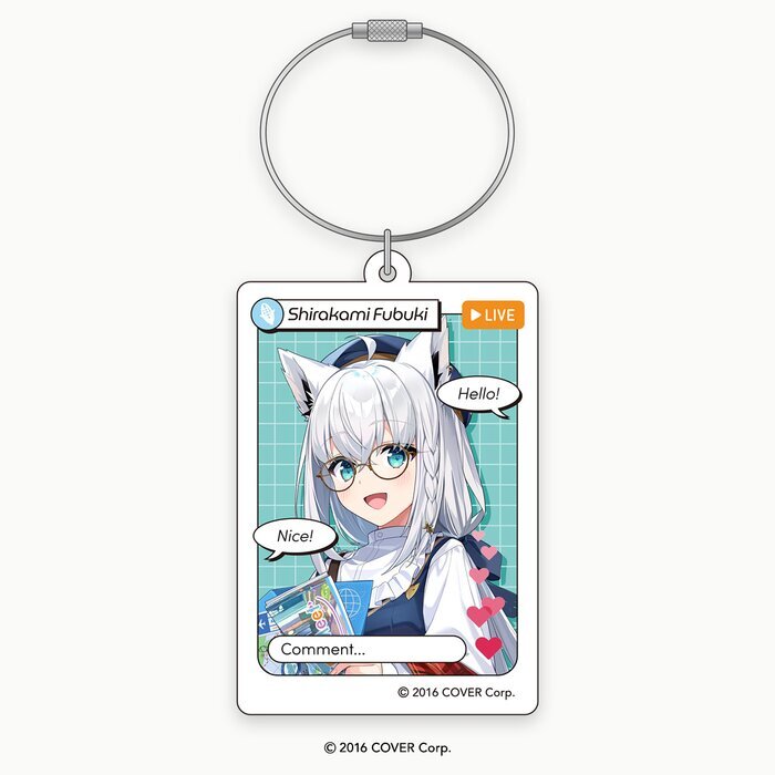 HOLOLIVE MEET 2024 LIVESTREAM STYLE ACRYLIC KEYCHAIN