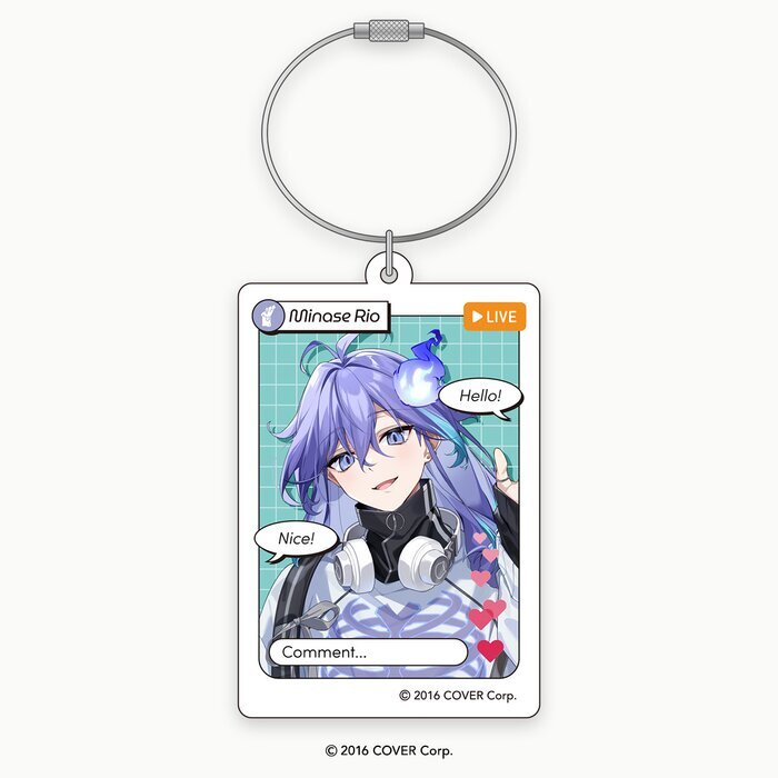 HOLOLIVE MEET 2024 LIVESTREAM STYLE ACRYLIC KEYCHAIN