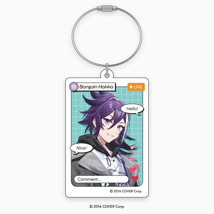 HOLOLIVE MEET 2024 LIVESTREAM STYLE ACRYLIC KEYCHAIN