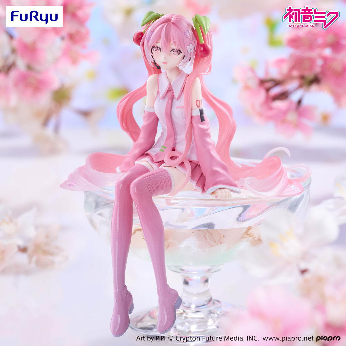 Hatsune Miku Noodle Stopper Figure Sakura Miku 2026 Smile ver