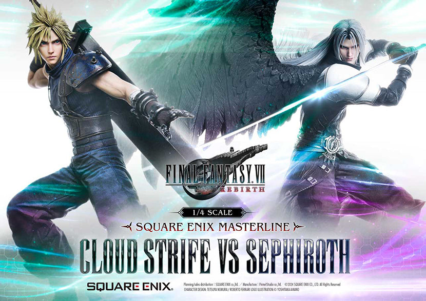 FINAL FANTASY Cloud Strife vs Sephiroth 1/4 Scale Figure