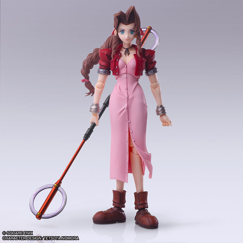 FINAL FANTASY VII BRING ARTS Action Figure AERITH GAINSBOROUGH Mythril Rod Ver
