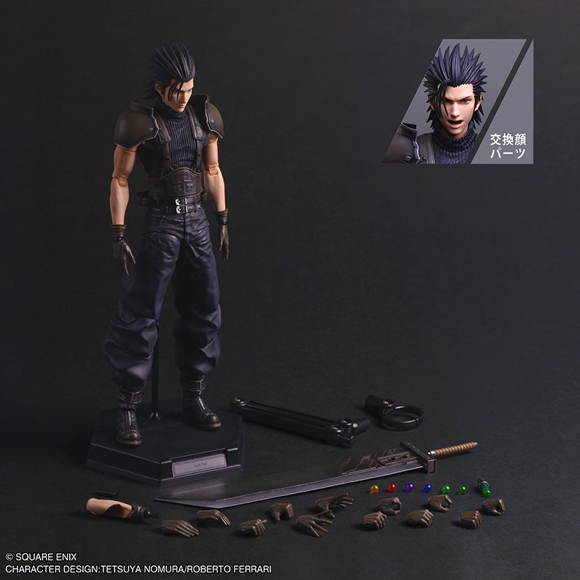 FINAL FANTASY VII REBIRTH PLAY ARTS SHIN Action Figure ZACK FAIR SOLDIER 1st CLASS