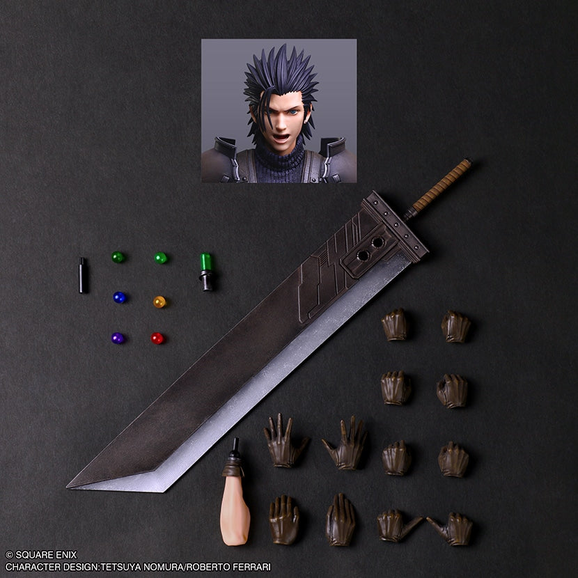 FINAL FANTASY VII REBIRTH PLAY ARTS SHIN Action Figure ZACK FAIR SOLDIER 1st CLASS