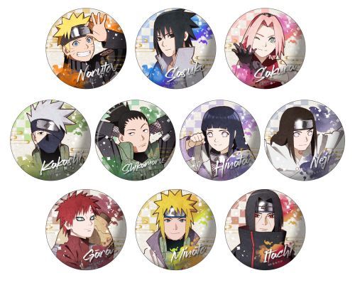 NARUTO Shippuden Vintage Series Can Badge