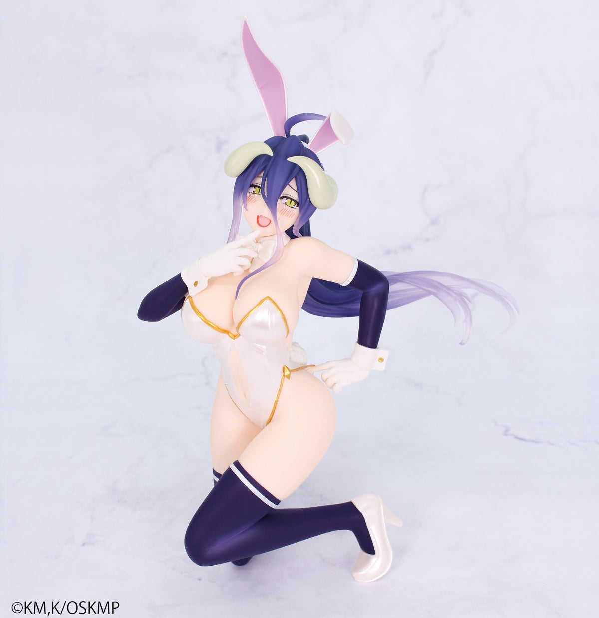 OVERLORD ONE-SEVENTH CARAT FIGURE ALBEDO BUNNY WHITE VER