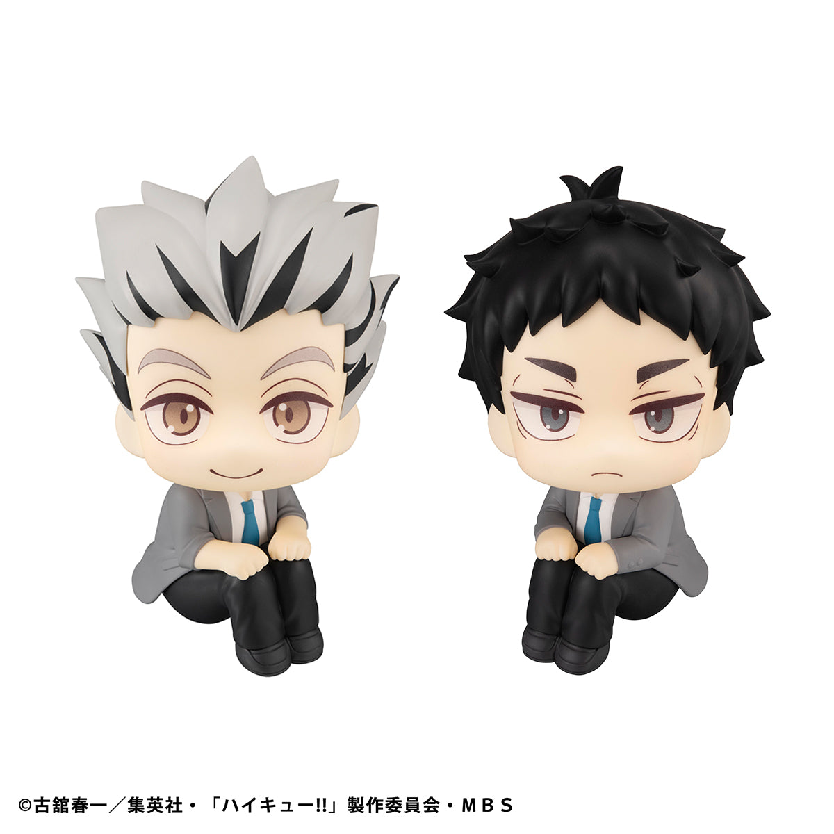 LOOK UP SERIES HAIKYU !! Kotaro Bokuto &amp; Keiji Akaashi Set【with gift: Cushion】