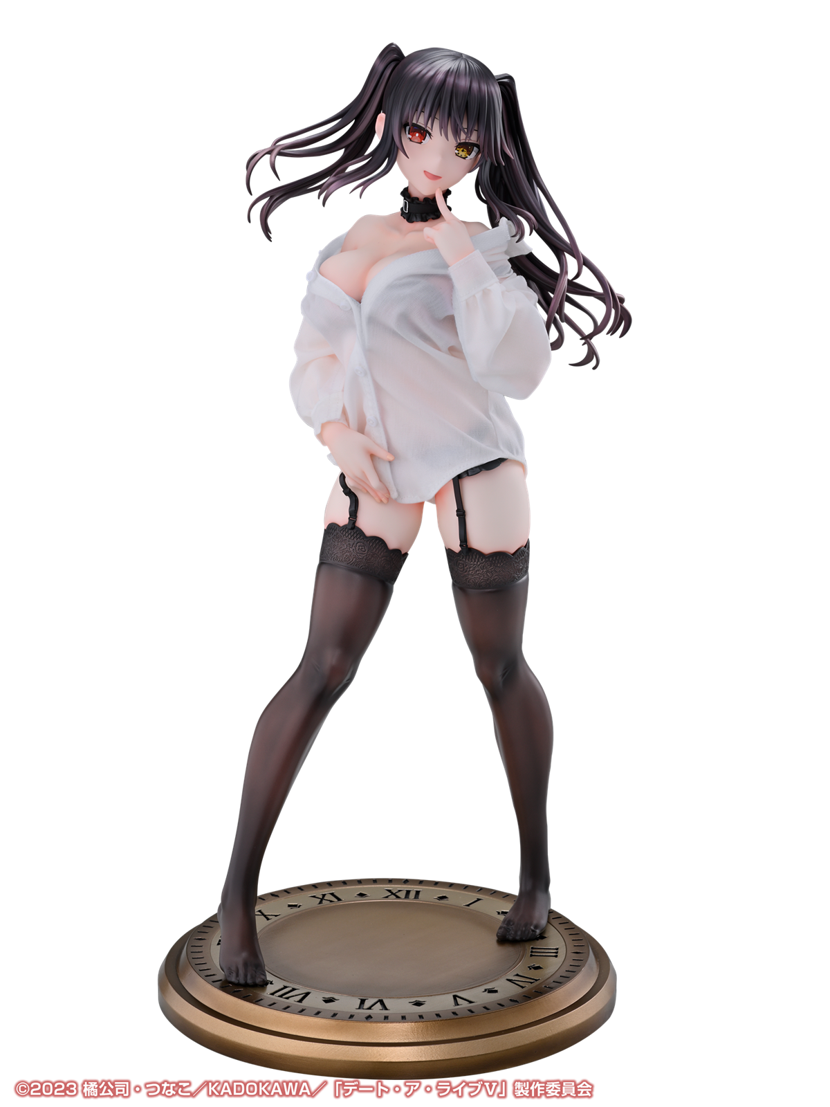 Date A Live V Re▼Dress Kurumi Tokisaki White Shirt Ver 1/4 Scale Figure