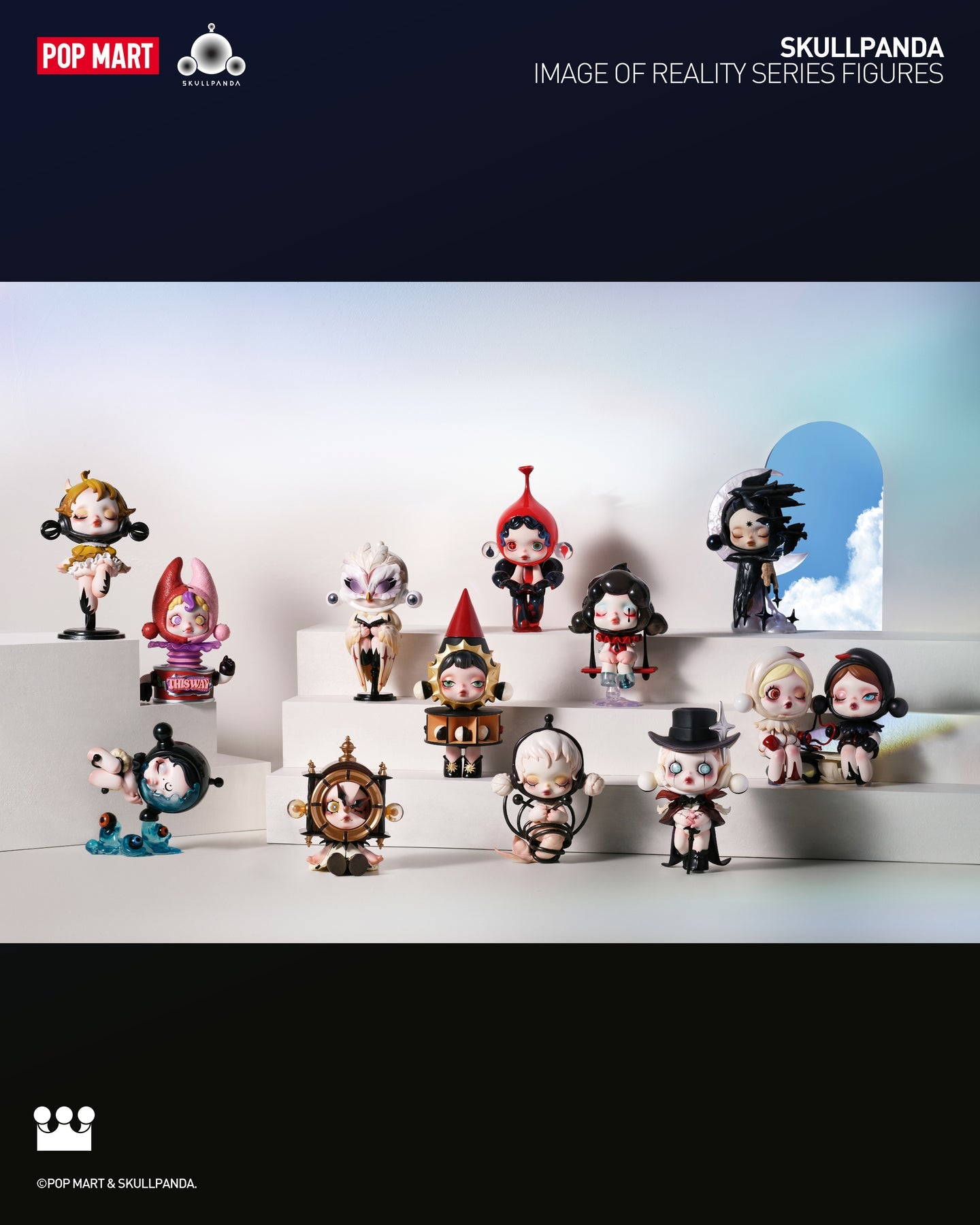 SKULLPANDA Image Of Reality Series Figures