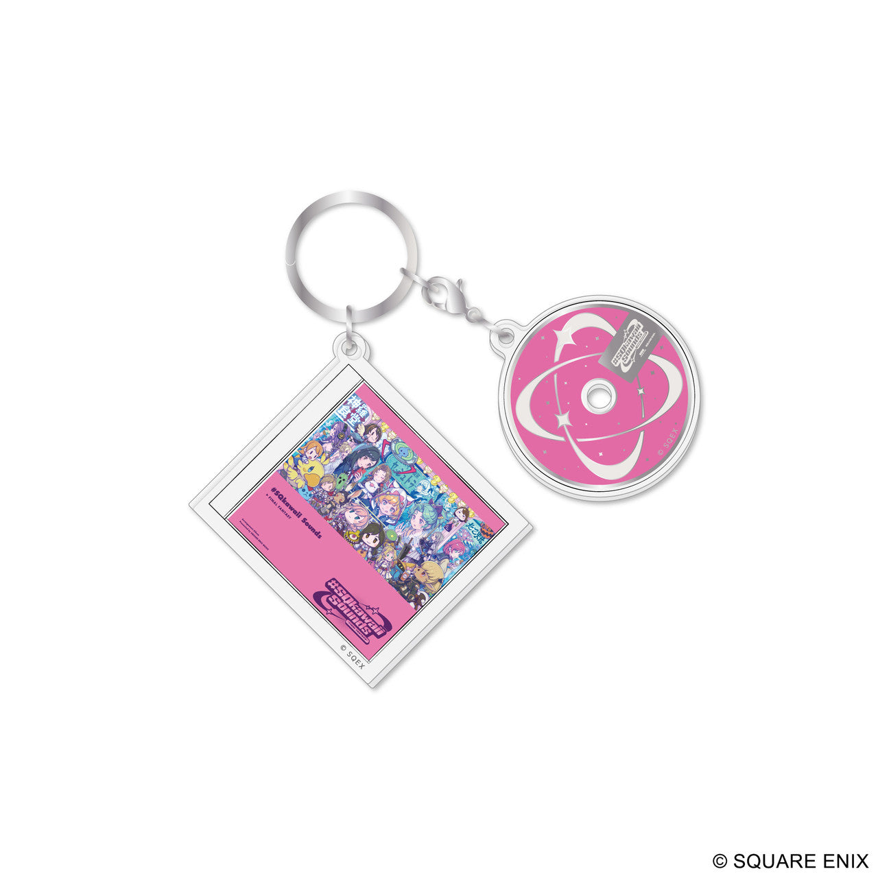 FINAL FANTASY #SQkawaii Sounds Acrylic Keychain