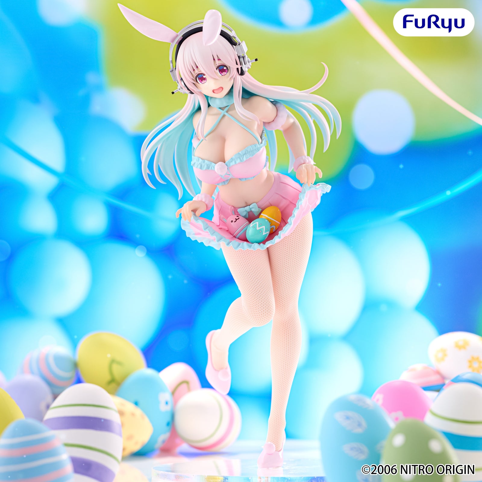 Super Sonico BiCute Bunnies Figure Pastel Easter ver