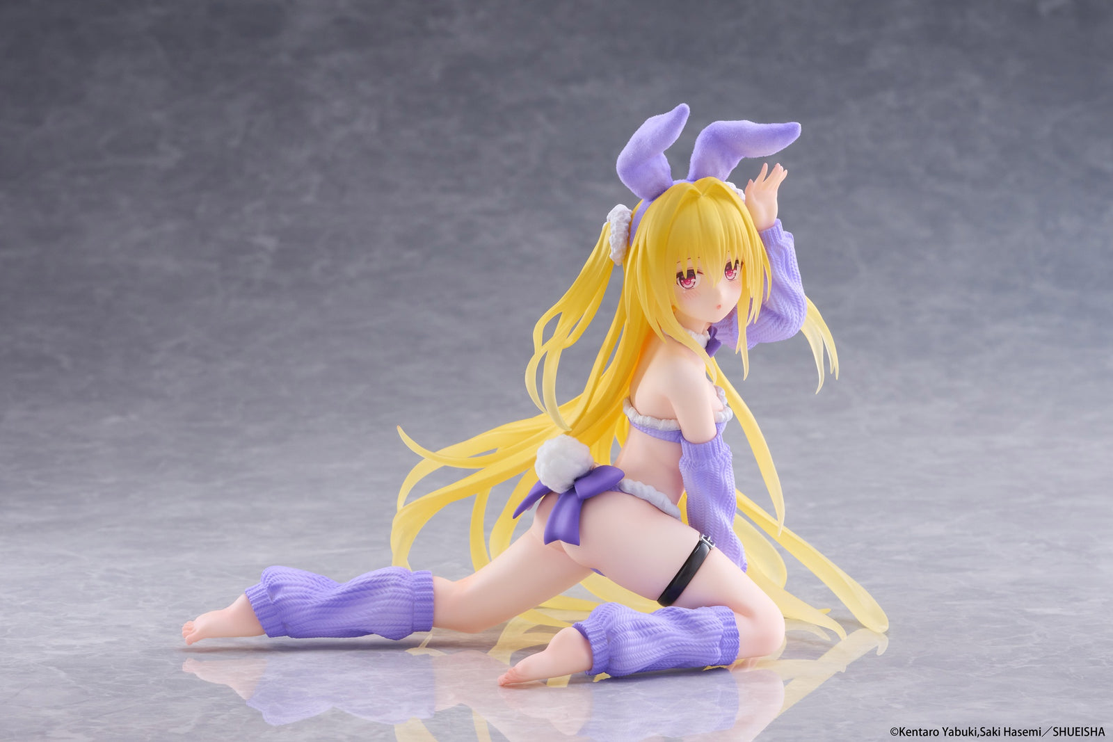 To Love-Ru Darkness MOFLOCK Figure Golden Darkness Fluffy Bunny Ver