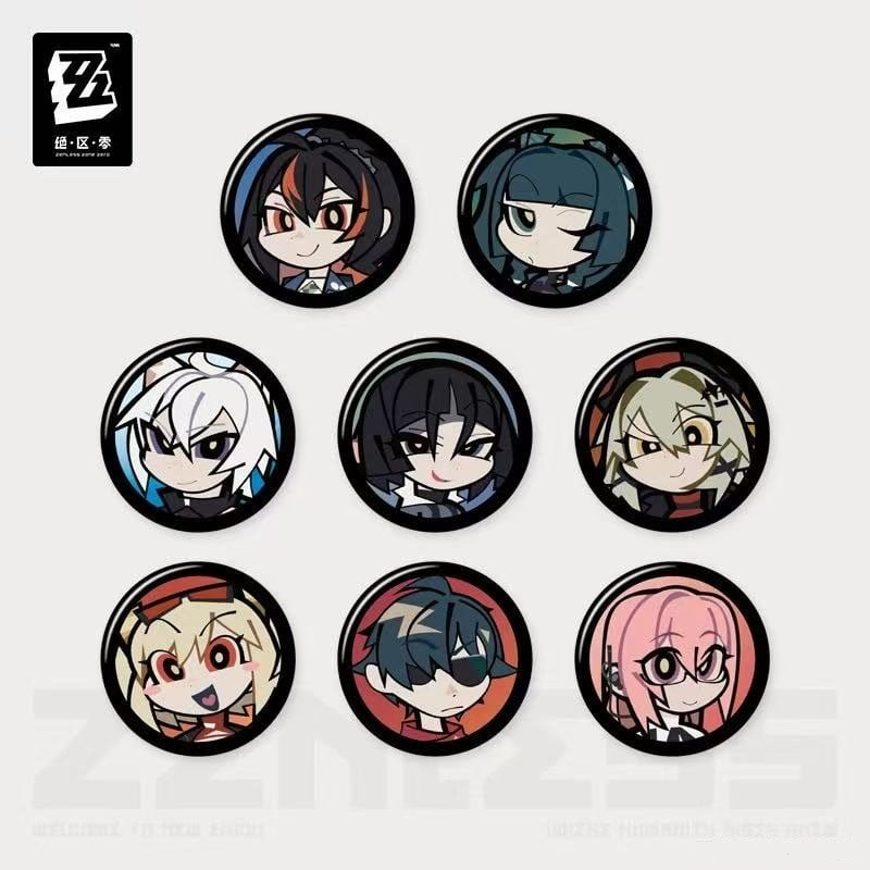ZENLESS ZONE ZERO CHARACTER PROFILE ICON PIN BADGE 3RD SERIES