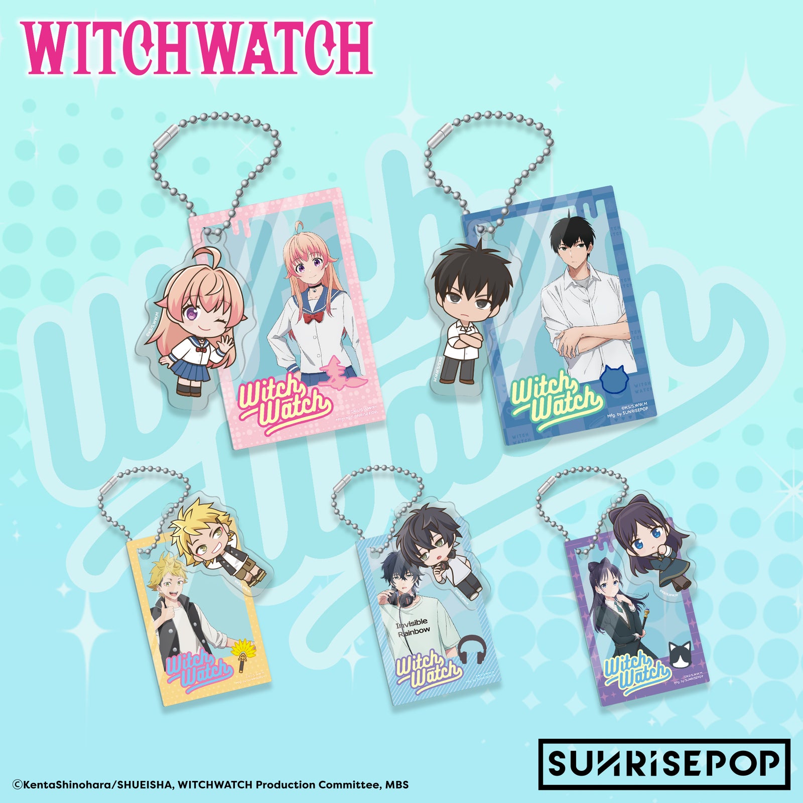 Witch Watch Acrylic Keyring