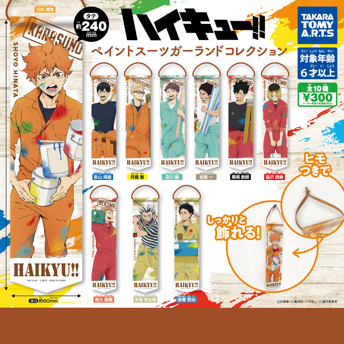 CP3044 Haikyu!! Paint Suit Garland Collection