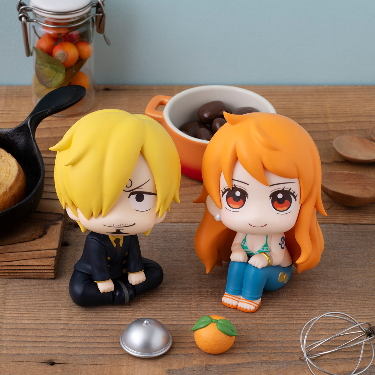 LOOK UP SERIES ONE PIECE Sanji＆Nami set【with Cloche & Orange】