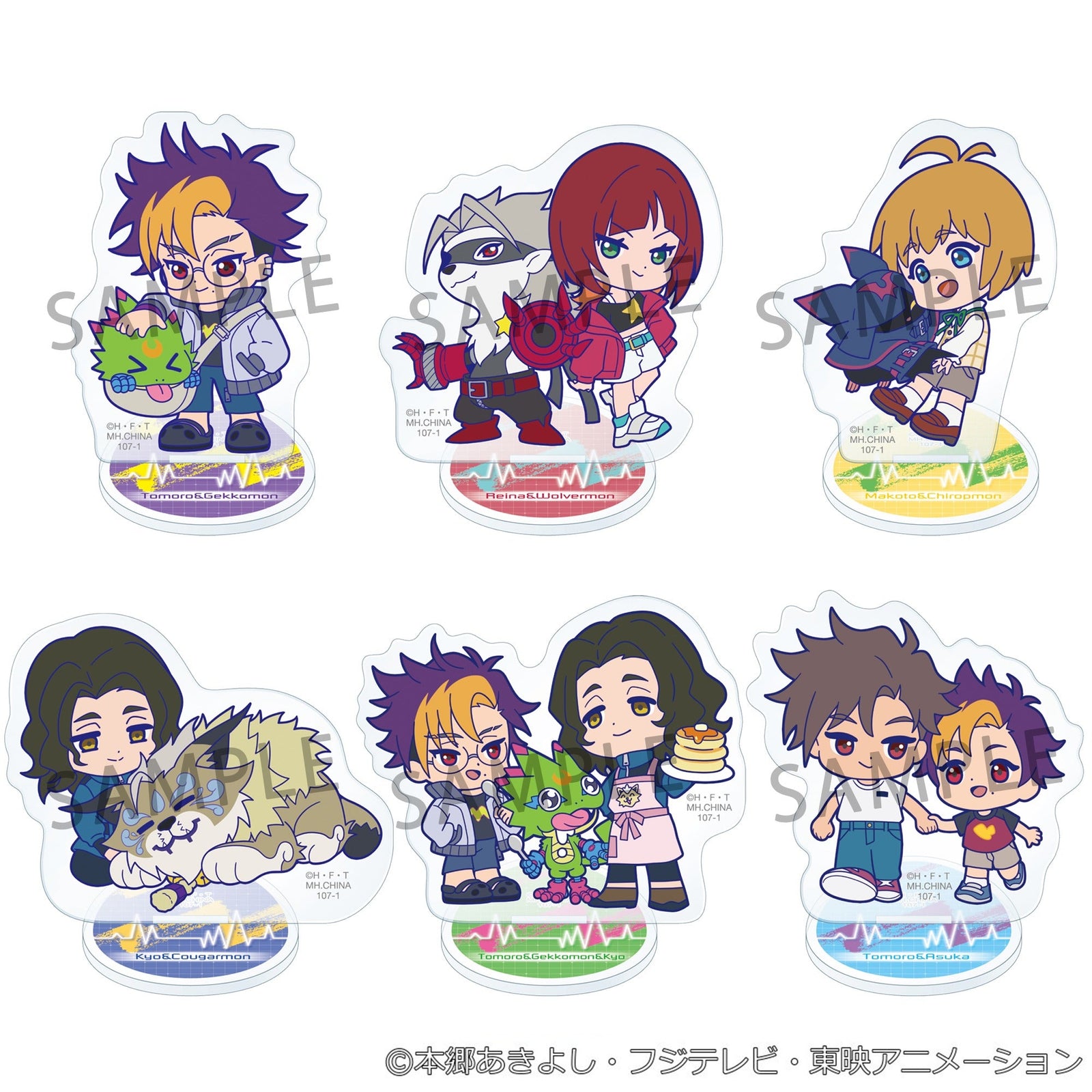 ACRYLIC STAND BUDDYCOLLE DIGIMON BEATBREAK (BOX of 6pcs)