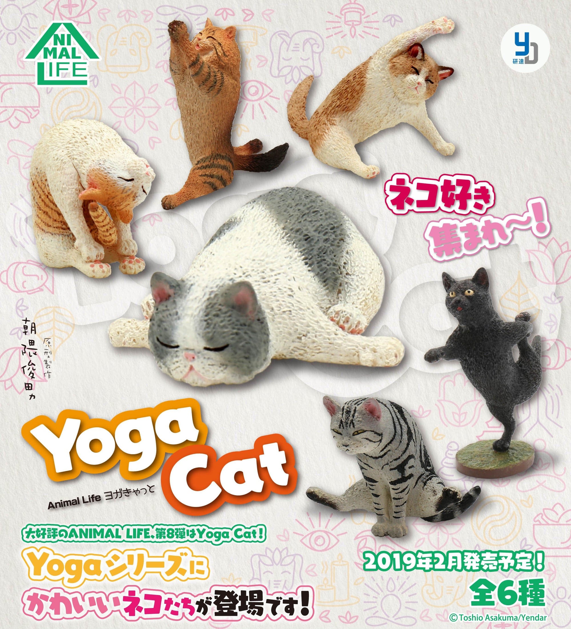 Union Creative ANIMAL LIFE YOGA CAT