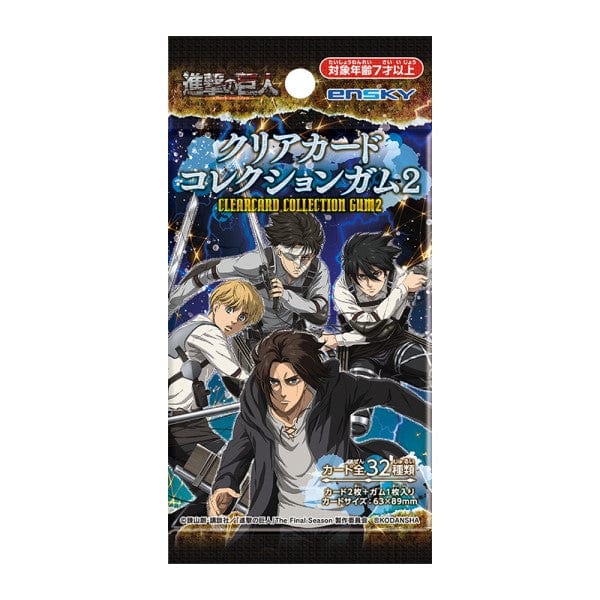 enSKY Attack on Titan Clear Card Collection 2