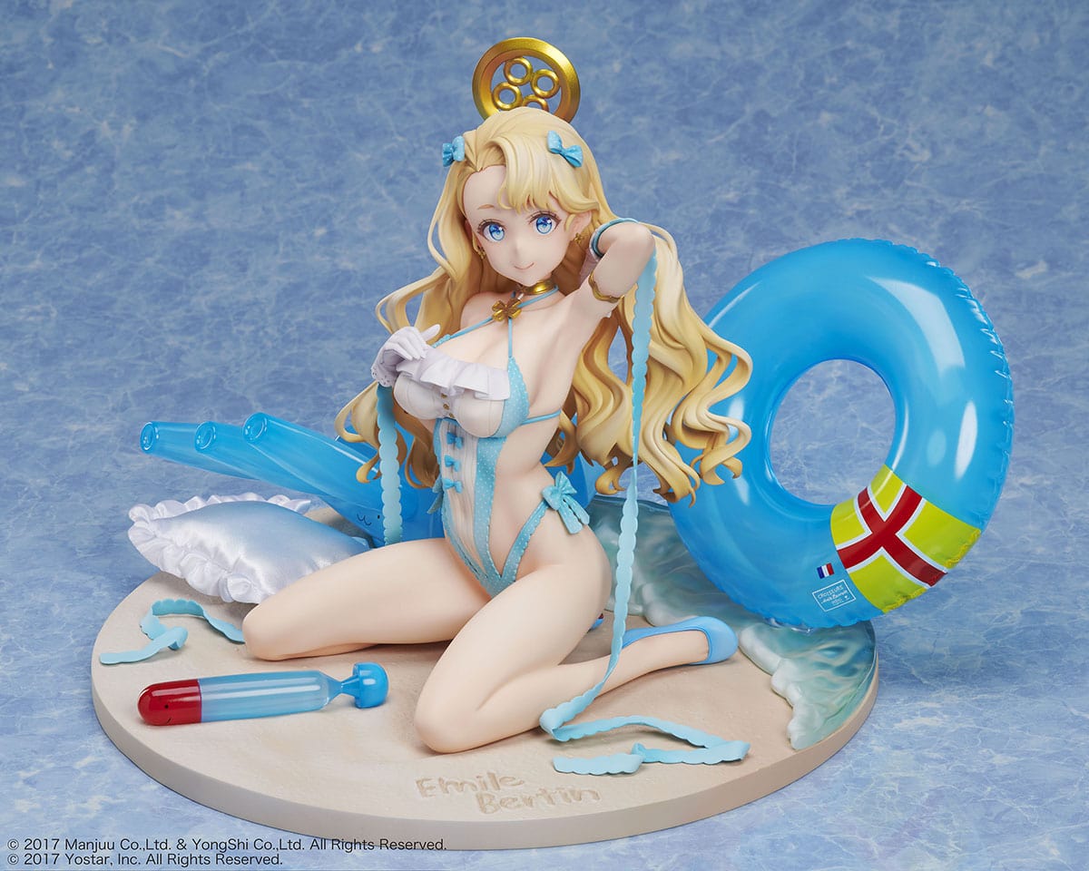 Design COCO Azur Lane Emile Bertin swimsuit costume Cte d'Azur 1/4 Scale Figure