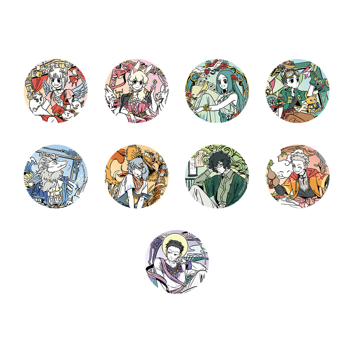 FEI REN ZAI Dreamy Canvases Badge Blind Box