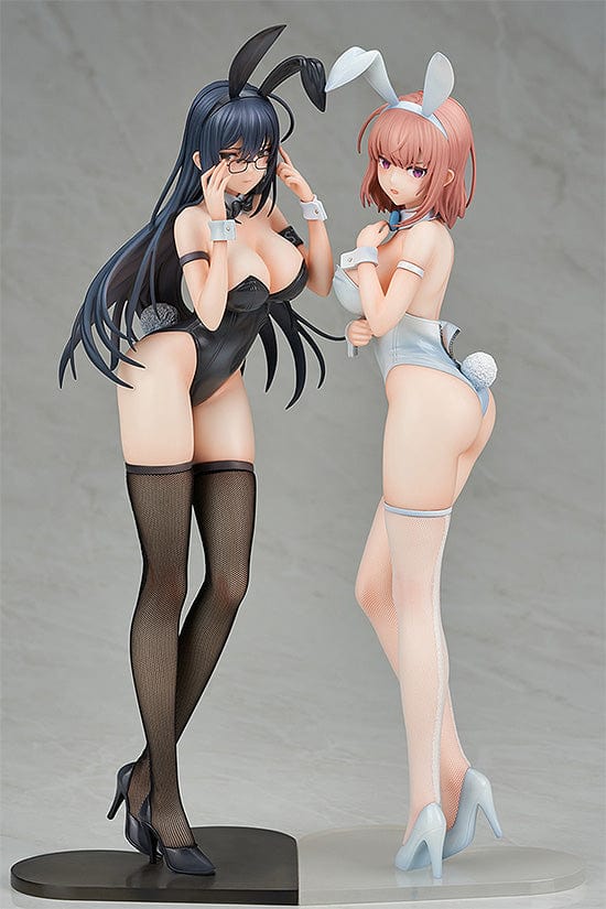 ENSOUTOYS Black Bunny Aoi and White Bunny Natsume 2 Figure Set