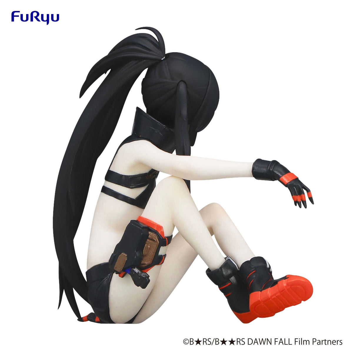 FURYU Corporation BLACK ★ ROCK SHOOTER DAWN FALL Noodle Stopper Figure Black Rock Shooter