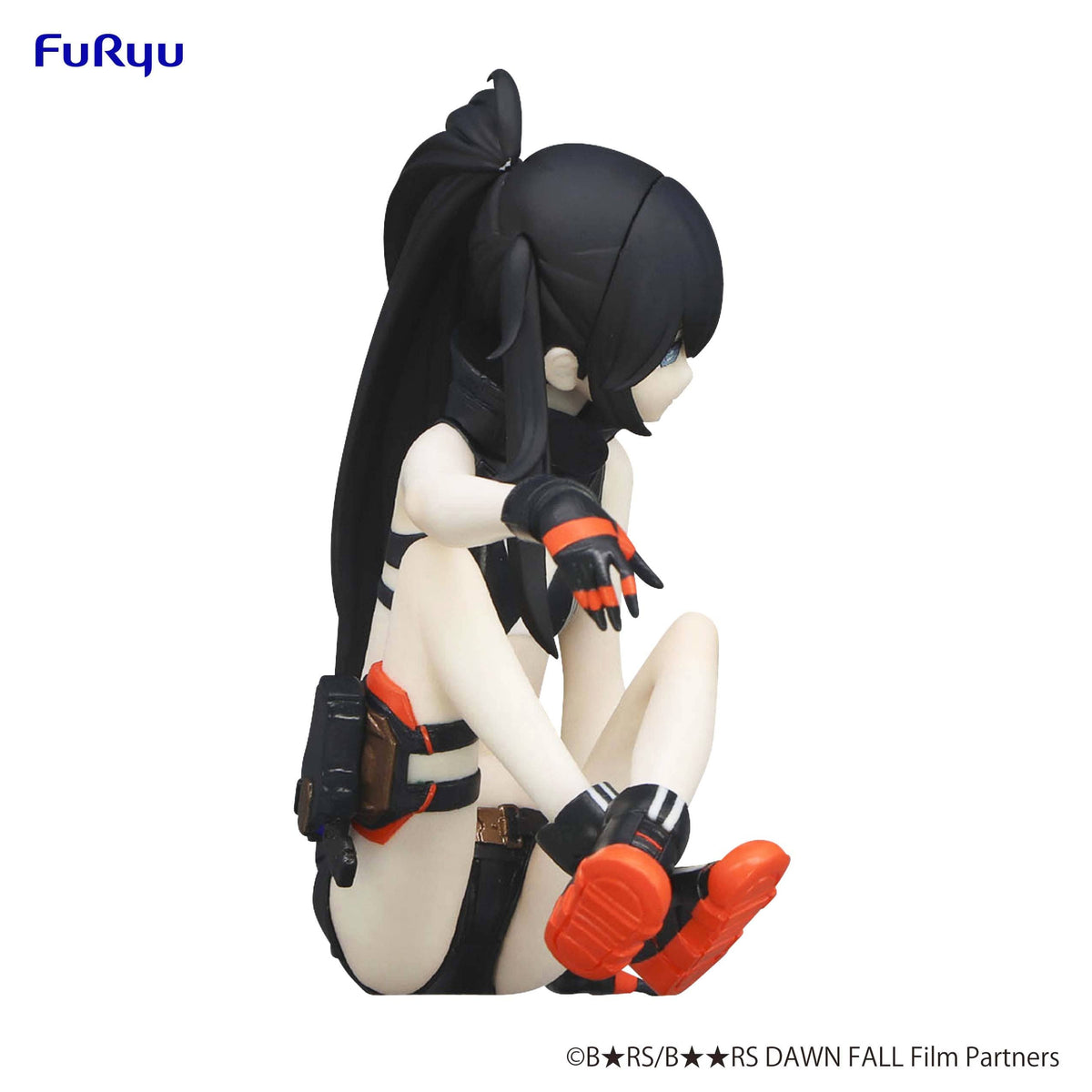 FURYU Corporation BLACK ★ ROCK SHOOTER DAWN FALL Noodle Stopper Figure Black Rock Shooter