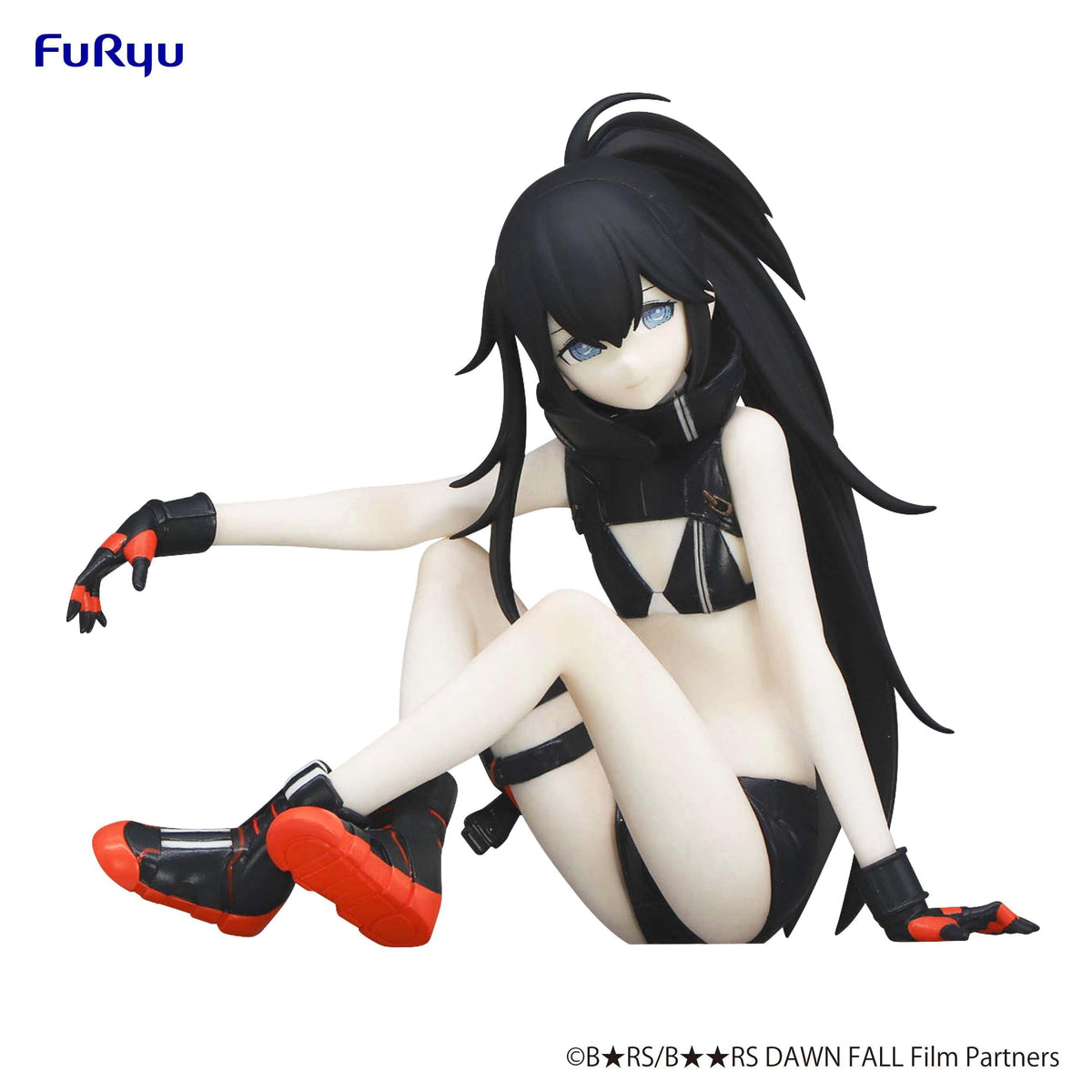 FURYU Corporation BLACK ★ ROCK SHOOTER DAWN FALL Noodle Stopper Figure Black Rock Shooter