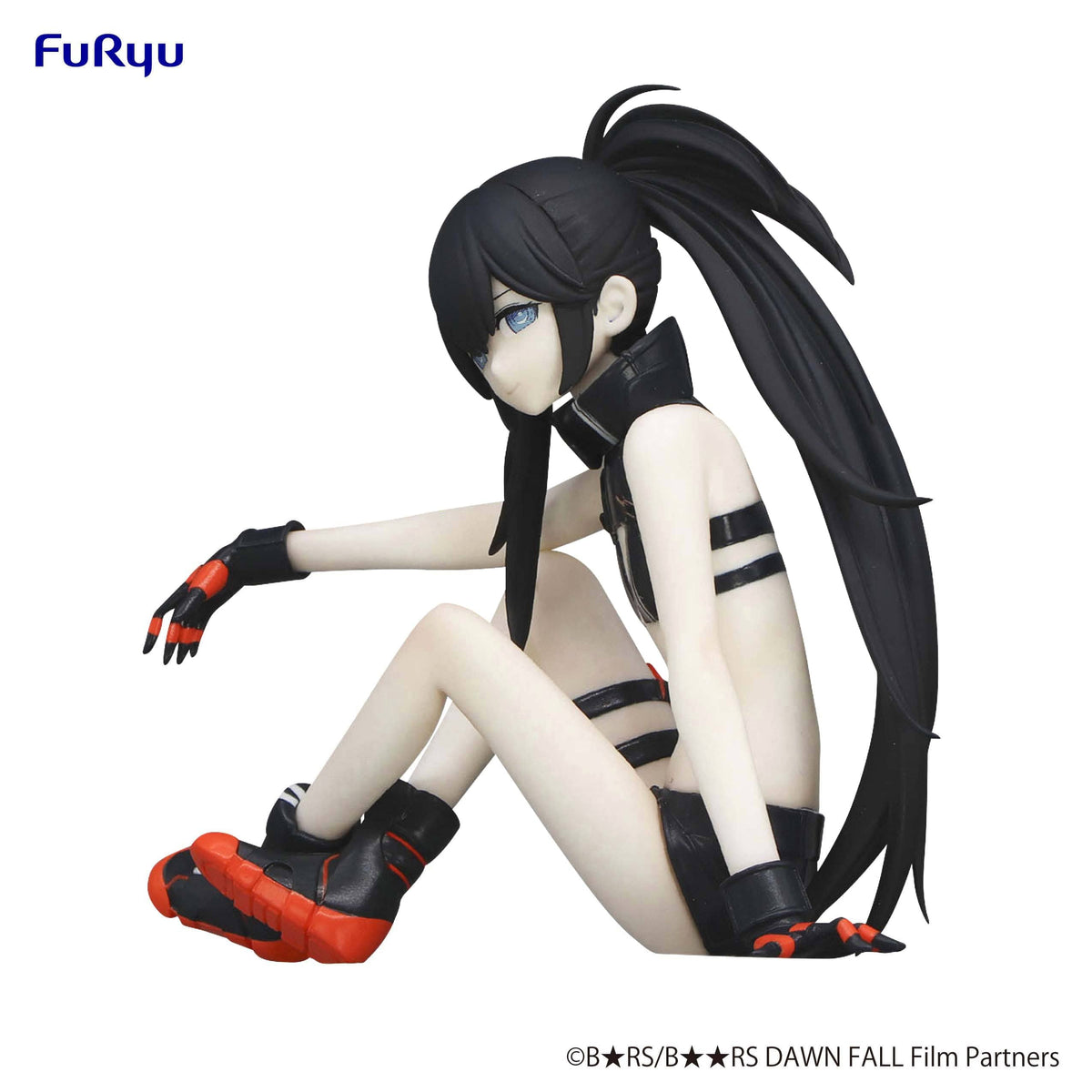 FURYU Corporation BLACK ★ ROCK SHOOTER DAWN FALL Noodle Stopper Figure Black Rock Shooter