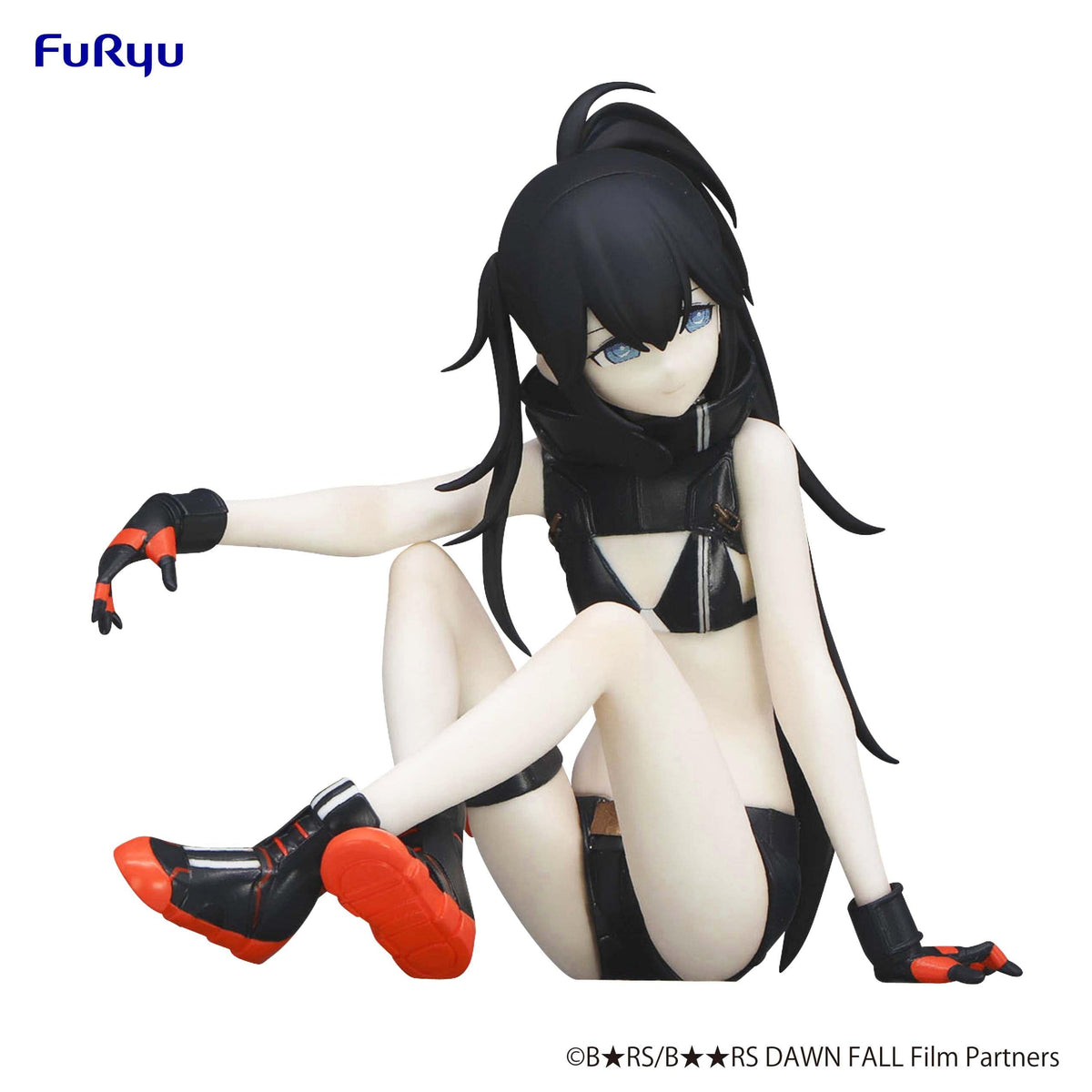 FURYU Corporation BLACK ★ ROCK SHOOTER DAWN FALL Noodle Stopper Figure Black Rock Shooter