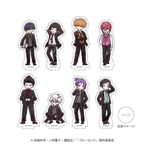 A3 BLUE LOCK SUITS VER PETITE ACRYLIC STAND