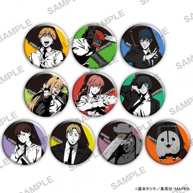 Kadokawa CHAINSAW MAN CAN BADGE SET DESIGN COLLECTION