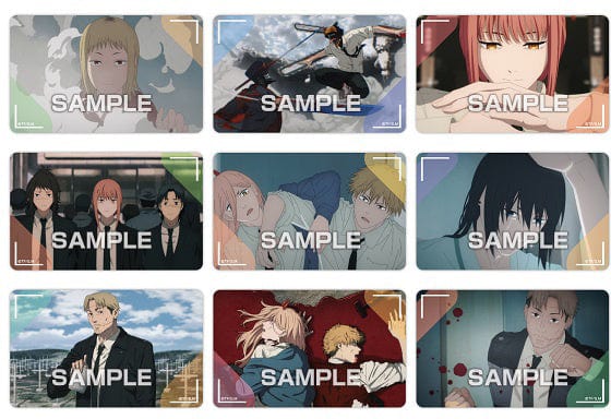 enSKY Chainsaw Man Deco Sticker Gum with Gum